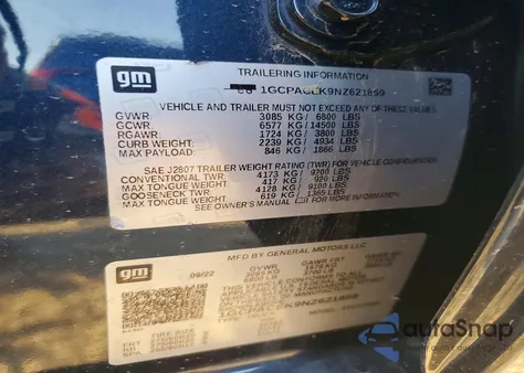 2022 Chevrolet Silverado C1500 Lt from USA, damaged, VIN 1GCPACEK9NZ621859